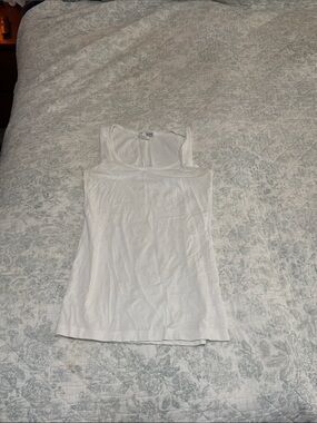 Body Central White Scoop Neck Tank Top